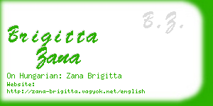 brigitta zana business card